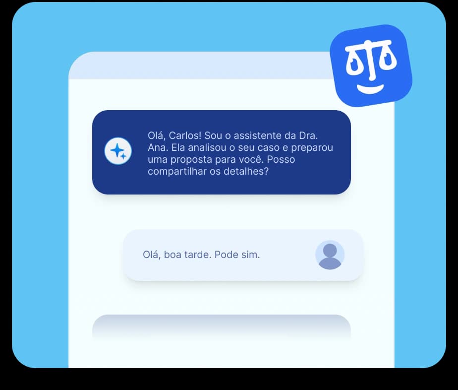 Conversa do assistente de negociação com o cidadão