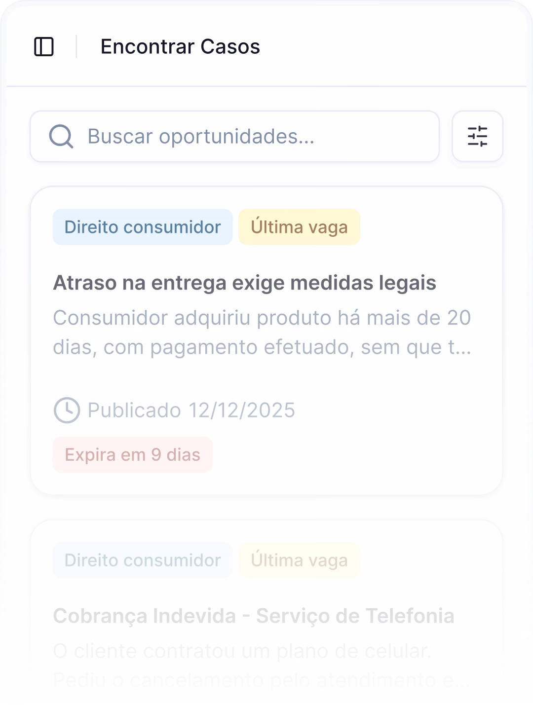 Interface do chat
